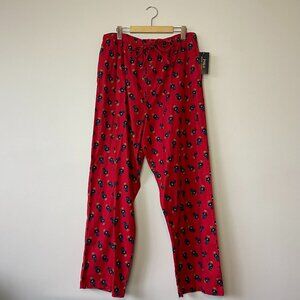NEW Polo Ralph Lauren Polo Bear Red Pajama Pants, Adult Men's XL, 100% Cotton